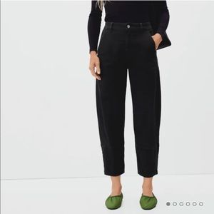 Everlane Utility Barrel Pant Black